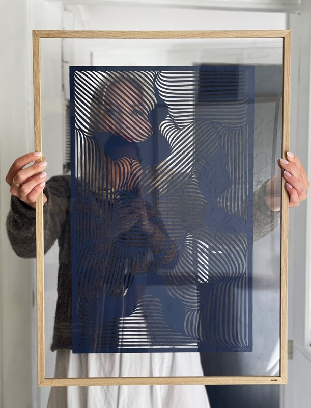 Art in transparent frames